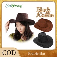 Fashion Cowboy Hat Cosplay Topi Cowboy Hat Fashion Suede Looking Cowboy HatsAccessories