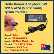 Delta Power Adaptor 12v  5.417a 65W DPS-65VB LPS For QNAP TS-230 Asustor 2 Bay NAS