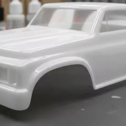 RC Pickup Body Shell Sturdy Pickup Truck Body Scale Truck Shell Precut Window Masks Distant Control 