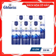 COMBO 6 LON BIA TUYẾT EDELWEISS 330ML