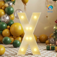 91.5cm Giant Letter LED Light A-Z Balloon Filling Box Giant Birthday Character Light Letter Large Ca