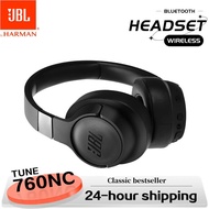 Fon Kepala Wayarles Dalam Telinga Boleh Lipat JBL Tune 760NC dengan Pembatalan Bunyi Aktif Fon Kepal