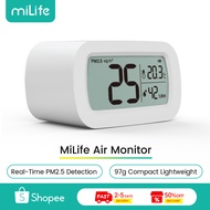 MiLife PM2.5 Meter YGH-A13 Thermometer Hygrometer PM2.5/Temperature/Humidity Air Quality Monitor