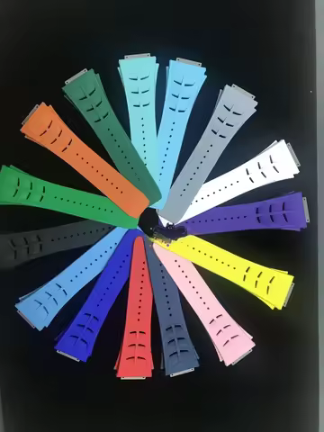 New FOR Richard RM30 35 Mille Wrist Band F Rubber Sport Screw Bracelet Replacement