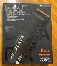 西數 西部數據WD_BLACK SN850X NVMe SSD 8TB (WDBBYV0080BNC-WRSN) 固態硬盤SSD 8T SSD