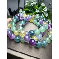 💯Natural Fluorite 9MM Crystal Stone Bracelet