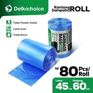 #YJK - Kantong Plastik Sampah Roll Biru Trash Bag Jumbo Delkochoice