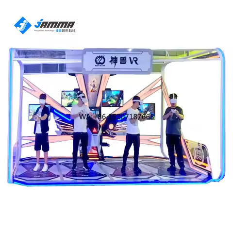 Virtual Reality 4-Player Express Shop Shooting Simulator Coin Operated Game Machine for VR Park Arch