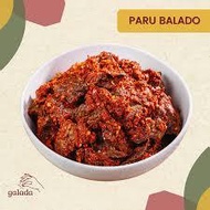 Paru Sambal 100g / Paru Balado / Paru Goreng Sambal / Paru Sambal Padang Travel Pack 1-2 Orang Makan