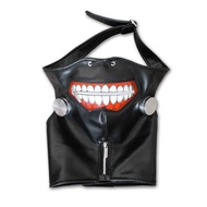 TOKYO GHOUL KANEKI KEN COSPLAY ZIPPER MASK PU ANIME HOBBY