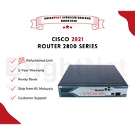 [READY STOCK] Cisco 2821 Router 2800 Series ISR, w/ AC PWR, 2GE, 4HWICs, 3PVDM, 1NME-X, 2AIM, IP