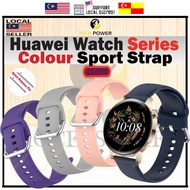 Huawei Watch GT3 42mm/Huawei Watch GT2 42mm Strap 20mm Color Silicon Sport Style Strap,Tali Jam Huaw