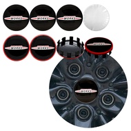 4Pcs JCW Logo Car Wheel Center Cover Emblem Sticker 56mm Hub Decal For MINI John Cooper Works R55 R5