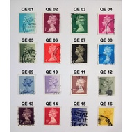 [ England Stamp ] 1985 Old Great Britain Queen Elizabeth II Head UK England Stamps Setem
