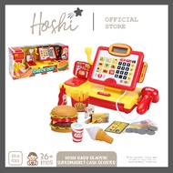 Hoshi Baby Realistic Supermarket Cash POS Register, Pretend Play Toy for Toddler, 36Mos+ Cash Regist