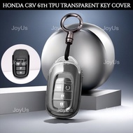 Honda CRV 6th Generation (2024-2025) Car Key Cover Premium Quality TPU Transparent Key Case Cover