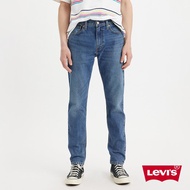 Levis 男款 上寬下窄 512低腰修身窄管牛仔褲 / 精工中藍染水洗 / 彈性布料 熱賣單品
