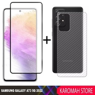 2 INC PACKAGE 1 Tempered Glass SAMSUNG A73 5G 2022 Anti-Scratch Glass