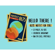 Hardcopy IGCSE Cambridge Notes Physics 0625