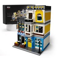 Nifeliz Coffee Shop, Three-Story Coffee House Building Toy, Modern Café Display Set for Gift Giving 