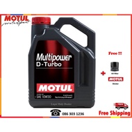 Motul Engine Oil Multipower D-Turbo Model 10W-30 15W-40 6L.