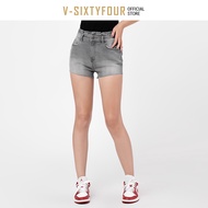 V-sixtyfour Pleated Women Jeans Shorts - 319WD2102F1070