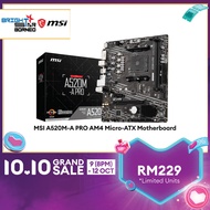 MSI A520M-A PRO MATX AM4 Ryzen Motherboard