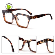 QIUJU Reading Glasses Diopter +1.0~+4.0 Square Portable Oversized