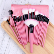 12pcs / 24 Brush Soft Makeup Brushes Set Cosmetic Tool Set with Storage Box PU Leather Case Organisa