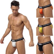 ผู้ชาย jock สายรัดระบายอากาศชุดชั้นในเปลือย jockstrap กางเกง underpant ทอง