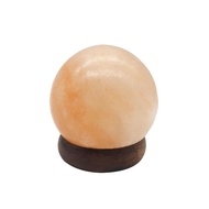 彩燈圓球形喜馬拉雅山水晶岩鹽燈，天然礦物燈負離子礦物防輻射燈天然玫瑰鹽燈養生燈風水招財旺運程燈創意時尚家居臥室床頭裝飾檯燈吸潮空氣淨化燈送禮首選，新品熱賣(ALED-SALT-BALL-S)