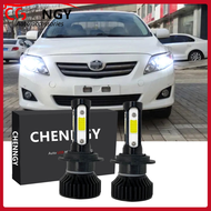 สำหรับ Toyota Corolla Altis E170 E140 2000-2010 (ไฟหน้าหลอดไฟ) - V4 6000K ชุดหลอดไฟ LED เปลี่ยนหลอดฮ