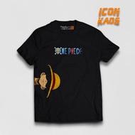 Kaos Anime One Piece Luffy 01 Baju Jepang Kaos Distro Wibu Tshirt Anime Katun Premium Combed 24s Obl