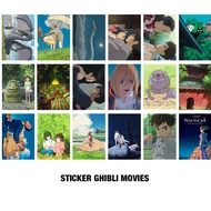 Set of 200 Ghibli stickers of many different movies - 5x7cm Howl Moving Castle Spirited Away, Momosu