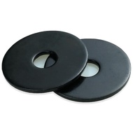 1/4 x 1 Inch 18-8(304) Stainless Steel Fender Washers Black Zinc Plated Flat Washers for Screws and 