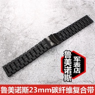 Luminox strap carbon fiber strap 22mm plastic steel strap breathable military strap 23mm watch acces