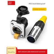 RJ45 Outdoor Waterproof Aviation Plug Network 8P8C Socket Network Cable Connector Female Super 6 Typ