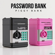 Cartoon Password Box ATM Piggy Bank - Automatic Deposit Machine for Kids