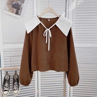 Tq88indonesia Latest Women's Tops MICHI KOMBI Crepe Blouse Casual Trendy Blouse/