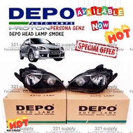 🔥DEPO Persona Elegance / Gen2 Smoke Head Lamp  LH & RH Headlamp Lampu Depan Front Black Kiri Kanan S