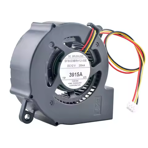 SF6023BRH12-03E 6cm 60mm blower fan 60x60x23mm DC12V 0.20A 3pin Turbine fan cooling fan for projecto