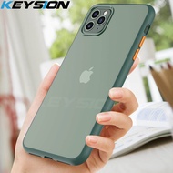 KEYSION Fashion Matte Case for iPhone 11 Pro 11 Pro Max Shockproof Transparent Phone back Cover for Apple iPhone 11 11 Pro Max