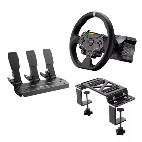 MOZA R3 PC Bundle 3 Pedal Direct Drive Wheel Base Peak Torque APP Cloud Control With Steering Wheel