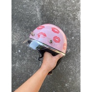 Retro Chip Helmet Kiss Motif Chrome List Free Vintage Pet Hat