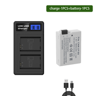 Puantes LP-E8/E8 แบตเตอรี่กล้อง + เครื่องชาร์จ USB LCD 2 ช่องสําหรับ Canon Canon EOS 550D / EOS 600D