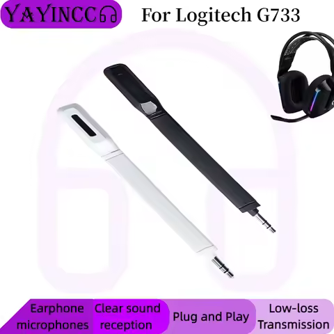 YAYINCC Replacement Professional Clear Noise Reduction Mic for Logitech G733 Wireless Headset Detach