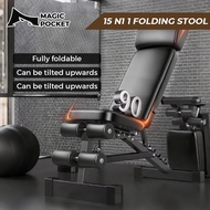 【THICKEN】Dumbbell Bench Foldable Dumbbell Exercise Fitness Press Bench Chair Workout bench