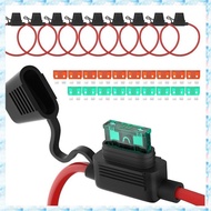 [R Q M U] 12AWG Inline Fuse Holder, ATO/ATC in Line Fuse Holder with 30 Amp & 40 Amp Medium Blade Fu