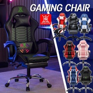 【TISS】COD เก้าอี้เกมมิ่ง ปรับความสูงได้ Gaming Chair มีนวด+ที่รองขา+ขาเหล็ก เล่นคอมหรือนอนได้ เก้าอี้เกมมิ่ง เก้าอี้สำนักงาน