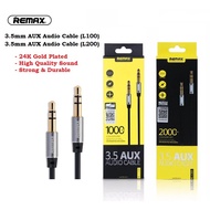 REMAX RL-L100/RL-L200 3.5mm Aux Audio Cable 1meter/2meter